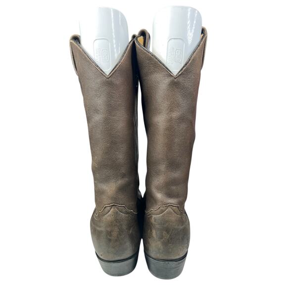 Larry Mahan Men’s Brown Soft Leather Cowboy Boot Size US 11.5 D - Picture 8 of 11